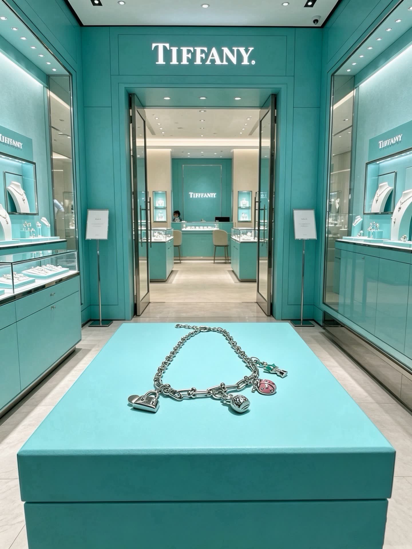 Tiffany & Co. Silver Charm Necklace